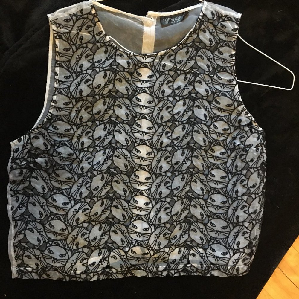 TopShop Cats Top